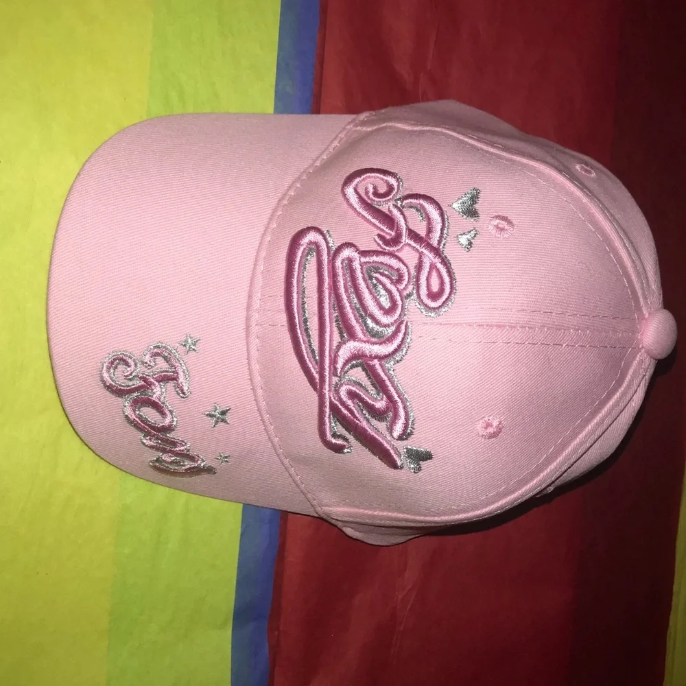 Retro Foxy Juniors PInk Hat Cap Deadstock Streetwear Outdoors Summer NWOT NEW